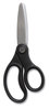 A Picture of product TUD-24380508 TRU RED™ Ambidextrous Stainless Steel Scissors 5" Long, 2.64" Cut Length, Black Straight Ergonomic Handle