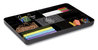 A Picture of product TUD-24380811 TRU RED™ Shallow Plastic Drawer Organizer 13 Compartments, 9.11 x 14.11 1.24, Black