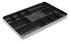 A Picture of product TUD-24380811 TRU RED™ Shallow Plastic Drawer Organizer 13 Compartments, 9.11 x 14.11 1.24, Black