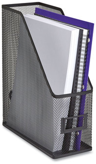 TRU RED™ Mesh Magazine File 4.53 x 10.51 12.4, Black