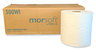 A Picture of product MOR-300WI Morcon Tissue Morsoft® Controlled Towels I-Notch, 1-Ply, 7.5" x 800 ft, White, 6 Rolls/Carton