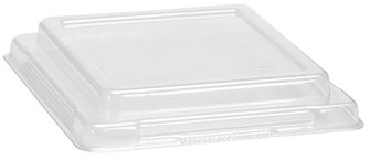 Atrium™ Universal Lid for 4-10 fl oz. Trays. 3.69 X 3.69 X 0.50 in. Clear. 2500/case.