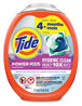 A Picture of product PGC-09493 Tide® Hygienic Clean Heavy 10x Duty Power Pods Fresh Meadow Scent, 76 oz Tub, 45 4/Carton