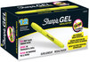 A Picture of product SAN-1780478 Sharpie® Gel Highlighters Fluorescent Yellow Ink, Bullet Tip, Barrel