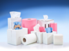 A Picture of product BRK-MW60DDB Mighty Wipe 12" X 17" White Light Weight Wiper.  Low-Lint.  Dual Dispenser Box. 252 per case