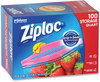 A Picture of product SJN-316962 Ziploc® Seal Top Bags 1 qt, 7.44" x 7", Clear, 100/Box
