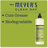 A Picture of product SJN-347635 Mrs. Meyer's® Dish Soap Lemon Verbena Scent, 16 oz Bottle