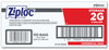 A Picture of product SJN-682253 Ziploc® Double Zipper Storage Bags 2 gal, 1.75 mil, 15" x 13", Clear, 100/Carton