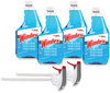 A Picture of product SJN-327171 Windex® Original Glass Cleaner Fresh Scent, 32 oz Spray Bottle, 4/Carton