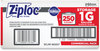 A Picture of product SJN-682257 Ziploc® Double Zipper Storage Bags 1 gal, 1.75 mil, 10.56" x 10.75", Clear, 250/Box