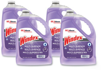 Windex® Non-Ammoniated Glass & Multi-Surface Cleaner. 128 oz. 4 bottles/case.