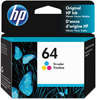 A Picture of product HEW-N9J89AN HP 64 Original Ink Cartridges (N9J89AN) Tri-Color Cartridge