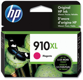 HP 910XL Series Original Ink Cartridges (3YL63AN) High-Yield Magenta Cartridge