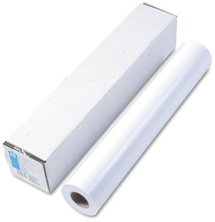 HP Designjet Large Format Paper for Inkjet Printers DesignJet Prints, 7 mil, 24" x 100 ft, Satin White