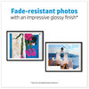 A Picture of product HEW-6J777A HP Advanced Photo Paper 10.5 mil, 8 x 10, Glossy White, 25/Pack