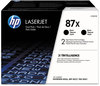 A Picture of product HEW-CF287XD HP 87X High Yield Original LaserJet Toner Cartridges (CF287X-D) 2-Pack High-Yield Black