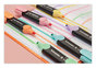 A Picture of product RED-115097 Schneider® Job Pastel Highlighters Chisel Tip (1mm/5mm), Assorted Ink Colors, Black/Assorted Barrel 6/Pack