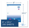 A Picture of product ROA-20020 Roaring Spring® Notebook Filler Paper 3-Hole, 8 x 10.5, Wide/Legal Rule, 200/Pack
