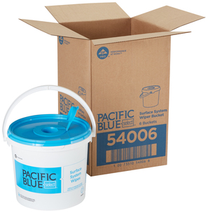 Pacific Blue Select® Surface System Bucket By Gp Pro (Georgia Pacific), White, 6 Buckets Per Case