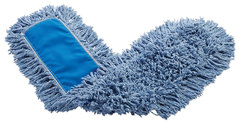 Rubbermaid Commercial Products Twisted Loop Blended Yarn Dust Mop. 5 X 36 in. Blue.