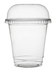 A Picture of product FIS-3178DLH FITS 8-10 OZ. PET DOME LID W/HOLE (78 MM). 1000 PER CASE