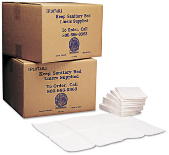Koala Kare® Baby Changing Station Sanitary Bed Liners, 13 x 19, White, 500/Case