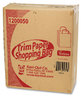 A Picture of product KOT-1200050 Kari-Out® Trim Kraft Paper Shopping Bags. 8 X 4.5 X 10.62 in. Brown. 250/carton.