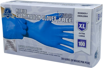 Empress™ Exam Grade Powder Free Nitrile Gloves. Size X-Large. 3 mil. Blue. 100 gloves/box, 10 boxes/case.  ** SPECIAL ORDER  NON-RETURNABLE **