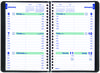 A Picture of product RED-C507581T Blueline® Plan & Link™ Weekly Planner and 8" x 5", Black Cover, 12-Month (Jan to Dec): 2025