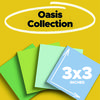 A Picture of product MMM-654R24SSTCP Post-it® Notes Super Sticky 100% Recycled Paper 3" x Oasis, 70 Sheets/Pad, 24 Pads/Pack