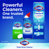 A Picture of product CLO-30924 Clorox® Disinfecting Toilet Bowl Cleaner with Bleach. 24 oz. Rain Clean scent. 2 bottles/pack.
