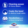 A Picture of product CLO-30924 Clorox® Disinfecting Toilet Bowl Cleaner with Bleach. 24 oz. Rain Clean scent. 2 bottles/pack.