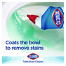 A Picture of product CLO-30924 Clorox® Disinfecting Toilet Bowl Cleaner with Bleach. 24 oz. Rain Clean scent. 2 bottles/pack.