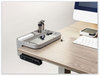 A Picture of product DEF-400002 deflecto® Standing Desk Large Organizer Two Sections, 9 x 6.17 3.5, Gray