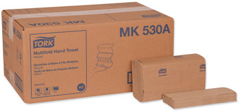 Tork® Multifold Hand Towel Universal 1-Ply, 9.13 x 9.5, Natural, 250/Pack, 16 Packs/Carton