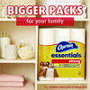 A Picture of product PGC-03156 Charmin® Essentials Strong™ Septic Safe Bathroom Tissue. 1-Ply. White. 429 sheets/roll, 12 rolls/pack.