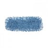 A Picture of product BWK-1124 Boardwalk® Cotton/Synthetic Looped-End Dust Mop Head. 24 X 5 in. Blue.