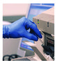 A Picture of product AXC-ACNPF48100 AMMEX® Professional Powder-Free Nitrile Exam Gloves. Size X-Large. 3 mil. Blue. 100/box.