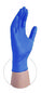 A Picture of product AXC-ACNPF48100 AMMEX® Professional Powder-Free Nitrile Exam Gloves. Size X-Large. 3 mil. Blue. 100/box.