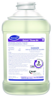 Diversey™ Oxivir Three 64, Surfectant Scent, 2.5 L Bottle, 2/Carton