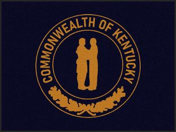 Waterhog Impressions HD Entrance/Scraper/Wiper/Indoor/Outdoor Mat with Horizontal Commonwealth of KY Design. 6 X 8 ft.