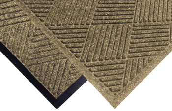 Waterhog™ Diamond Classic Border Entrance-Scraper/Wiper-Indoor/Outdoor Floor Mat. 6 X 6 ft. Camel.