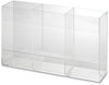 A Picture of product KTK-AH135 Kantek Triple Glove Dispenser 10 x 4 16, Clear