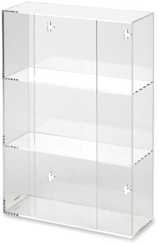 Kantek Triple Glove Dispenser 10 x 4 16, Clear