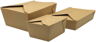 Empress Folded Takeout Boxes. #1. 4.875 X 3.5 X 2.5 in. Kraft. 450/case.