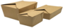 A Picture of product VND-EMPFDBX4K Empress Folded Takeout Boxes. #4. 7.75 X 5.5 X 3.5 in. Kraft. 160/case.