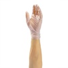 A Picture of product SEP-79198171 AmerCareRoyal Synthetic Powder Free Diamond Grip Hybrid Gloves. Size Medium. Clear. 200 gloves/box, 5 boxes/case.