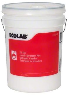 Ecolab Liquid Laundry Built Detergent (Tri-Star Laundry Detergent Plus). 5 gal.