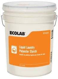 Ecolab® Liquid Laundry Polyester Starch. 5 gal.