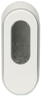 Dial® Professional Versa Dispenser for Cartridge Refills. 15 oz. 3.75 X 3.38 X 8.75 in. Light Gray/White. 6 dispensers/carton.
